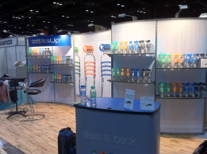 BottlesUp booth at the 2011 International Home + Housewares Show