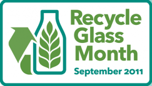 September Glass Recycle Month