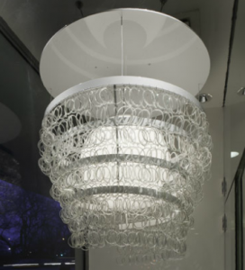 Smart Glass Guggenheim Chandelier